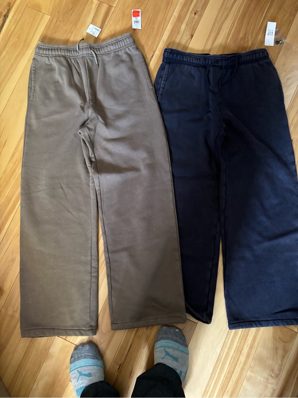 GAP Kids Sweatpants Pair - Brown and Navy